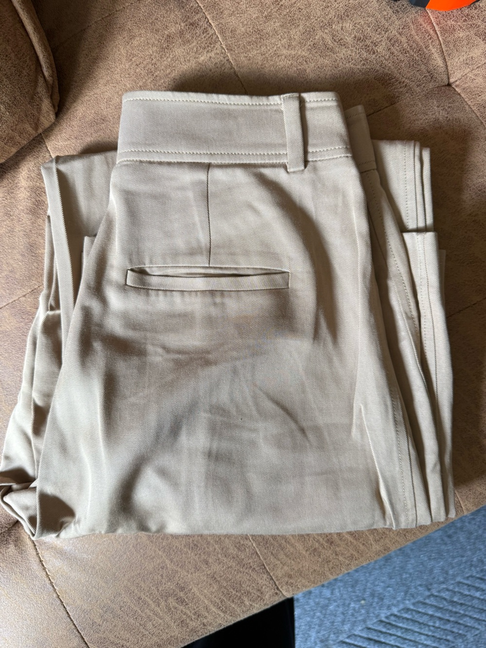 Everlane Tan Wide Leg Work Pants - Picture 4 of 4
